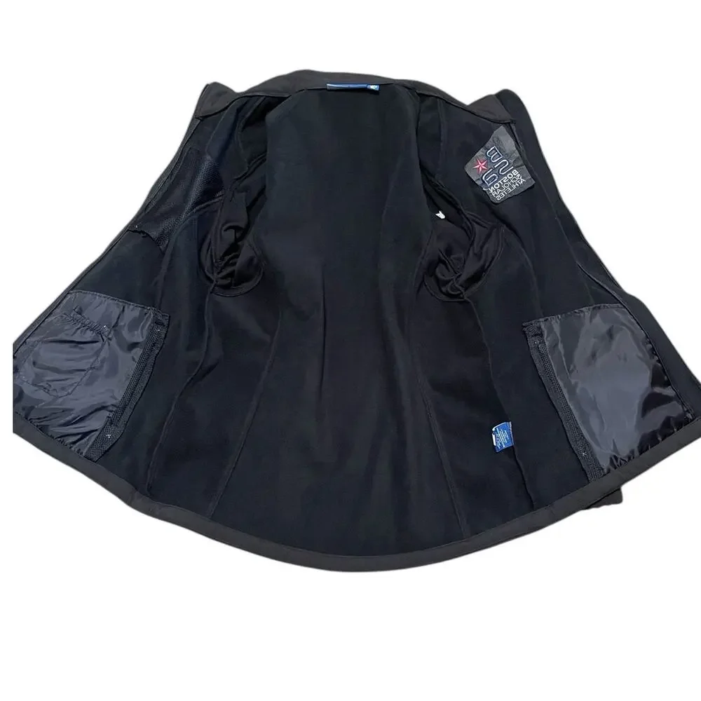 Reebok Womens NWT Size Large Black Softshell Jacket Fleece Lined Branded BSA